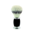 Edwin Jagger Bulbous Black Shaving Brush (Synthetic Silver Tip) 
B6SBSYNST