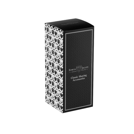 Edwin Jagger Bulbous Grey Synthetic Silver Tip Shaving Brush B9SBSYNST