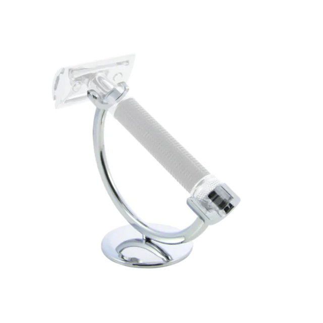 Edwin Jagger Crescent Chrome Razor Stand with Solid Base RHM319CR