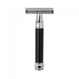 Edwin Jagger - Double Edge Safety Razor - Black Handle - DE86