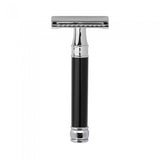 Edwin Jagger - Double Edge Safety Razor - Black Handle - DE86