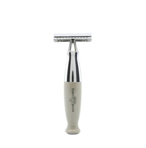Edwin Jagger Light Grey & Chrome DE Safety Razor 