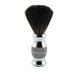 Edwin Jagger Light Grey & Chrome Plated Shaving Brush (Synthetic Fibre)