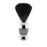 Edwin Jagger Light Grey & Chrome Plated Shaving Brush (Synthetic Fibre)