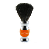 Edwin Jagger Orange Chrome Black Synthetic Shaving Brush 21SB360CR