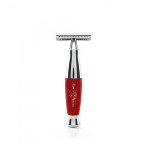 Edwin Jagger - Red & Chrome Double Edge Safety Razor
