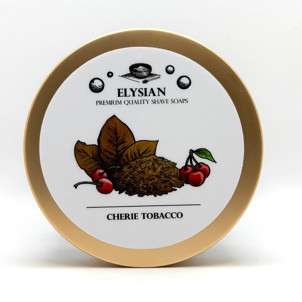 Elysian Cherie Tobacco Shaving Soap 4oz