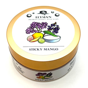 Elysian Sticky Mango Shaving Soap 4oz