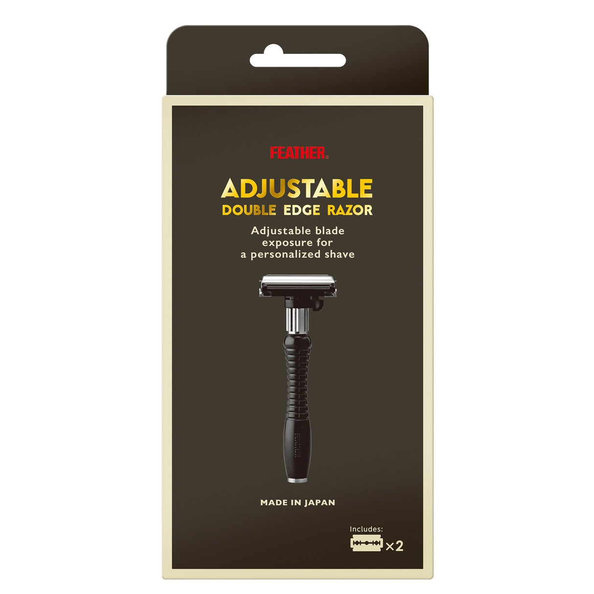 Feather - Adjustable - Double Edge Safety Razor