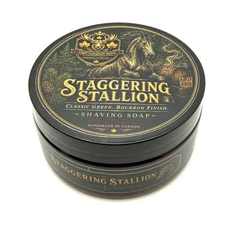 First Canadian Shave Staggering Stallion Shaving Soap 4oz