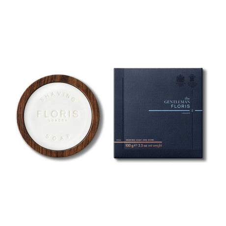 Floris London Elite Shaving Soap with Wooden Bowl 3.5oz