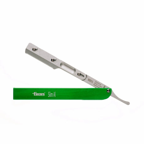 Focus - Slim AL R28-4 Shavette Razor - Green