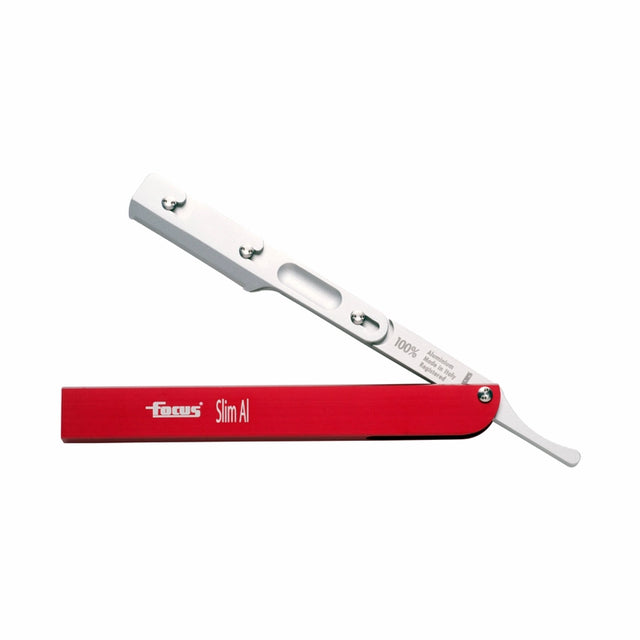 Focus - Slim AL R28-5 Shavette Razor - Red