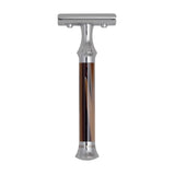 G&F Timor 1920 Closed Comb Safety Razor Horn Acrylic Handle 100mm