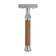 G&F Timor 1920 Closed Comb Safety Razor Oak Wood Handle 100mm
