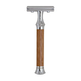 G&F Timor 1920 Closed Comb Safety Razor Oak Wood Handle 100mm
