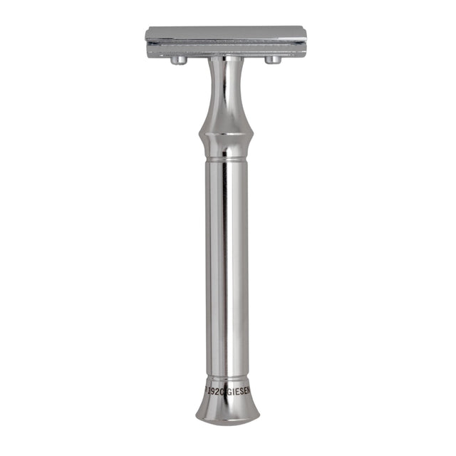 G&F Timor 1920 Closed Comb Safety Razor Stainless Steel Handle 100mm