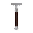 G&F Timor 1920 Closed Comb Safety Razor Wenge Wood Handle 100mm