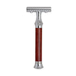 G&F Timor 1920 Open Comb Safety Razor Amaranth Wood Handle 100mm