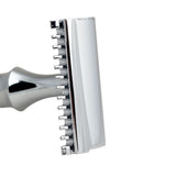 G&F Timor 1920 Open Comb Safety Razor Oak Wood Handle 100mm