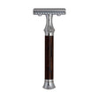 G&F Timor 1920 Open Comb Safety Razor Wenge Wood Handle 100mm