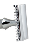 G&F Timor 1920 Open Comb Safety Razor Zebrano Wood Handle 100mm