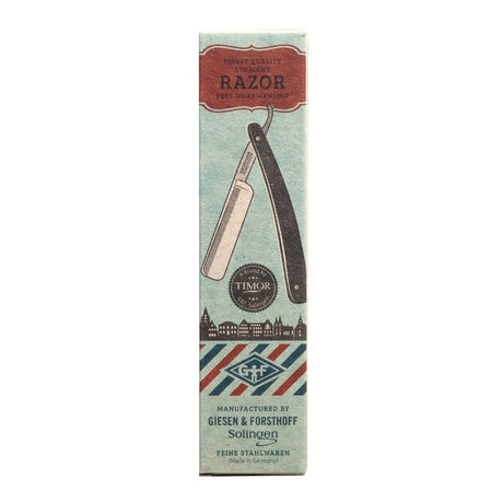 G&F Timor Barber’s Choice Straight Razor 5/8 Carbon Steel Carbon Aluminum Scales