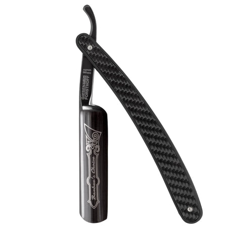 G&F Timor Barber’s Choice Straight Razor 5/8 Carbon Steel Carbon Aluminum Scales