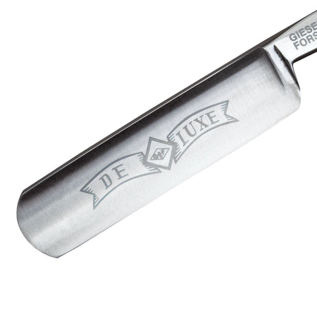 G&F Timor Deluxe Straight Razor 5/8 Carbon Steel Olive Wood Scales