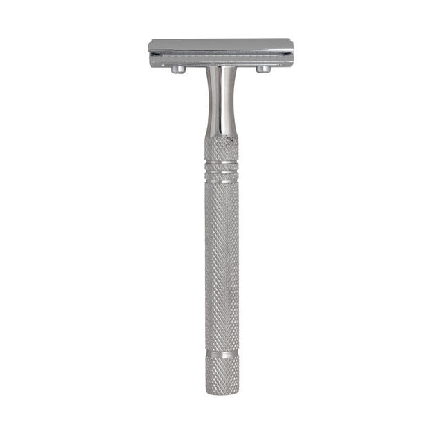 G&F Timor Gentle Shaver Closed Comb Safety Razor Stainless Steel Handle 100mm
