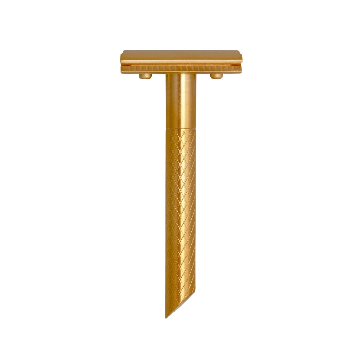 G&F Timor ZÓE New Edition Closed Comb Safety Razor Matte Gold Stainless Steel Handle 90mm
