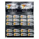 Gillette 7 O'Clock Black Super Platinum Double Edge Razor Blades