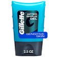 Gillette After Shave Gel for Men Sensitive Skin 2.5oz