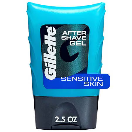 Gillette After Shave Gel for Men Sensitive Skin 2.5oz