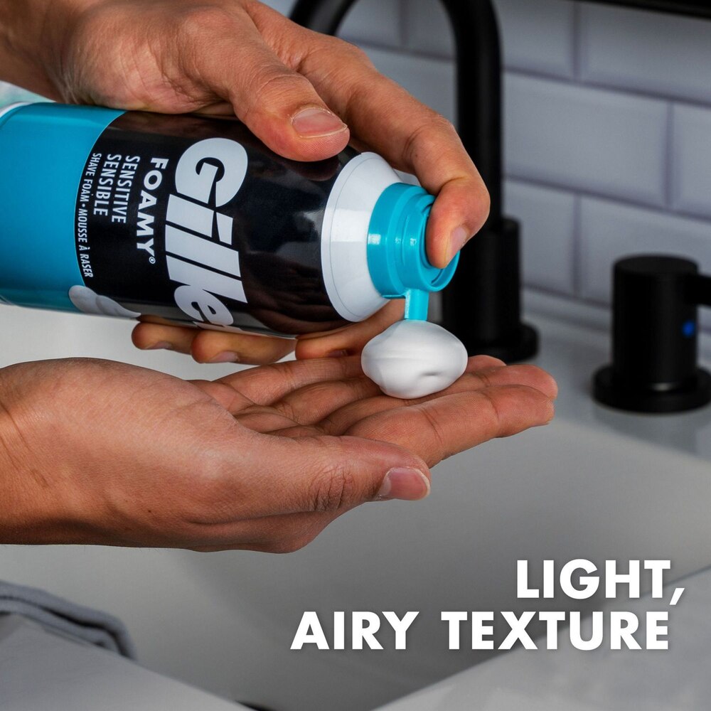 Gillette Foamy Shaving Cream Sensitive Skin Formula 11oz