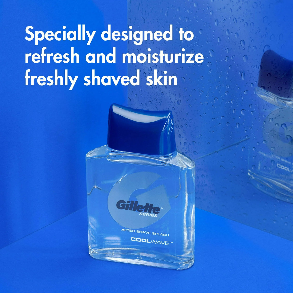 Gillette Series Cool Wave Aftershave Splash for Men 3.3oz