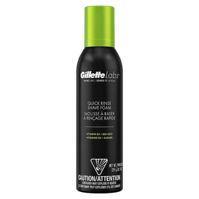 GilletteLabs Quick Rinse Shave Foam Vitamin B3 + Sea Kelp 8.1oz