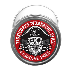 Grave Before Shave Fisticuffs Mustache Wax – Bay Rum Scent – 1 oz
