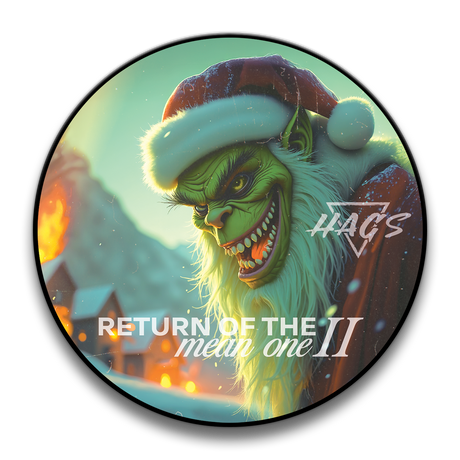 HAGS Return Of The Mean One II Christmas Special Edition Shaving Soap 4oz