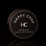 Happy Chap Black+Cherry+Incense  Shaving Soap 4oz