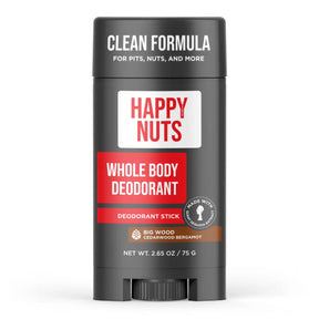 Happy Nuts Big Wood Whole Body Deodorant 4.8oz