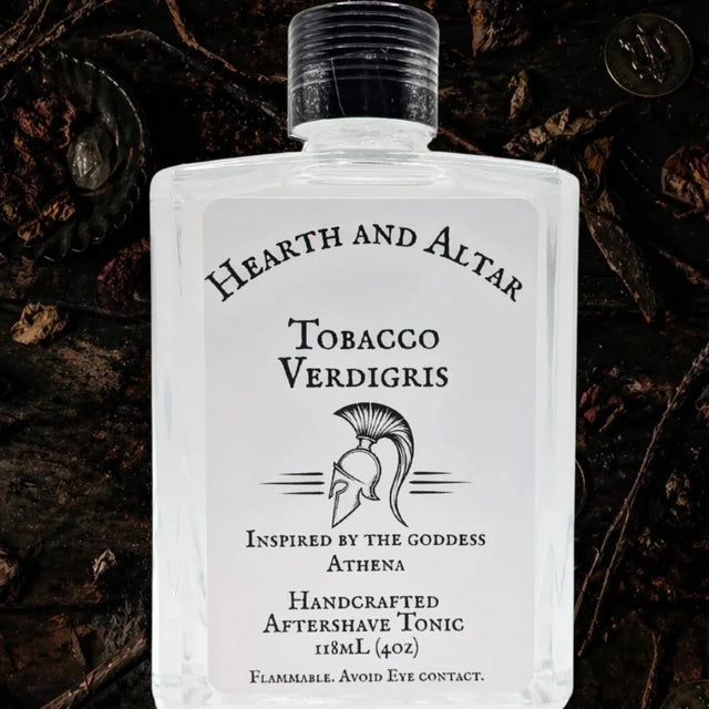 Hearth & Altar Tobacco Verdigris Aftershave Tonic 4oz