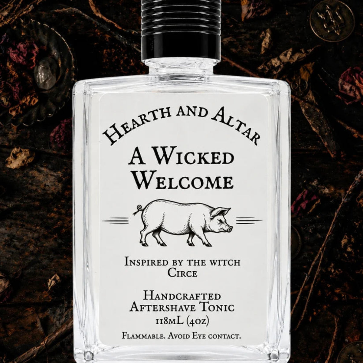 Hearth and Altar A Wicked Welcome Aftershave Tonic 4oz