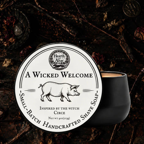 Hearth and Altar A Wicked Welcome Shave Soap 4oz