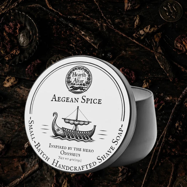 Hearth and Altar Aegean Spice Shave Soap 4oz