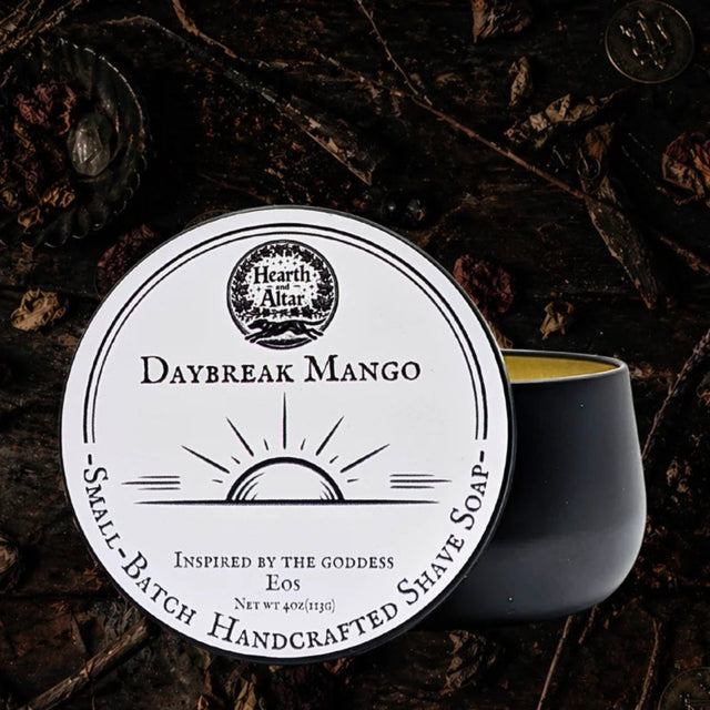 Hearth and Altar Daybreak Mango Shave Soap 4oz