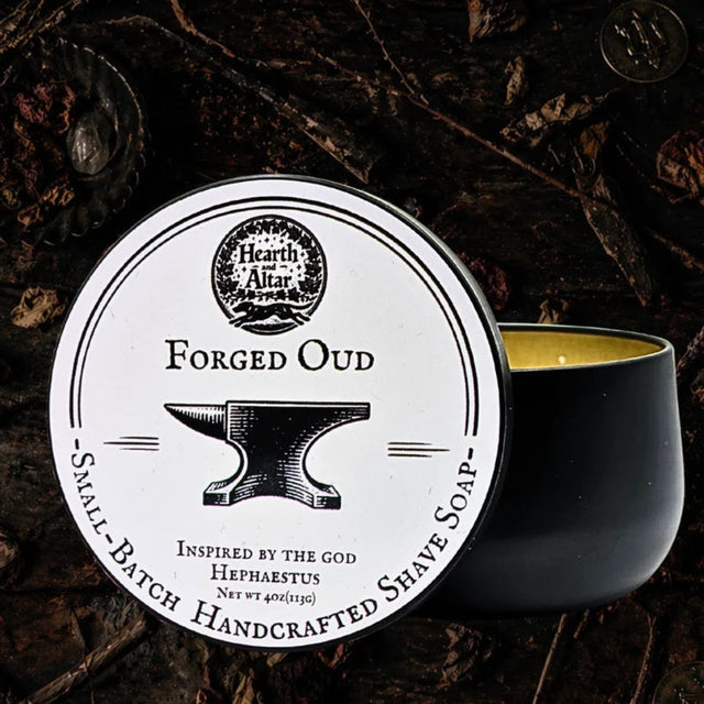 Hearth and Altar Forged Oud Shave Soap 4oz