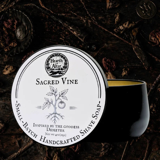 Hearth and Altar Scared Vine Shave Soap 4oz