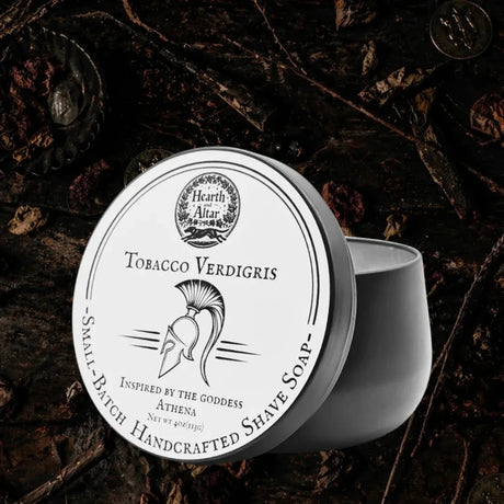 Hearth and Altar Tobacco Verdigris Shave Soap 4oz