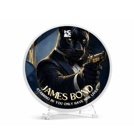 Hendrix Classics & Co. James Bond Starring in: You Only Have Nine Lives Shaving Soap 4oz